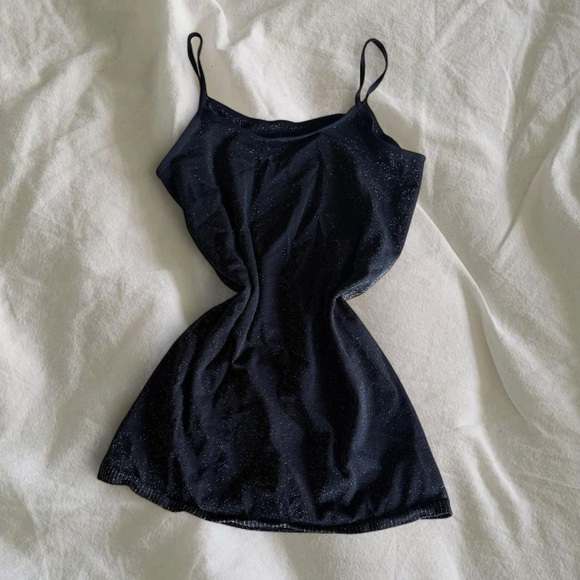 Bisou Bisou Tops - Bisou Bisou Black Glitter Cami